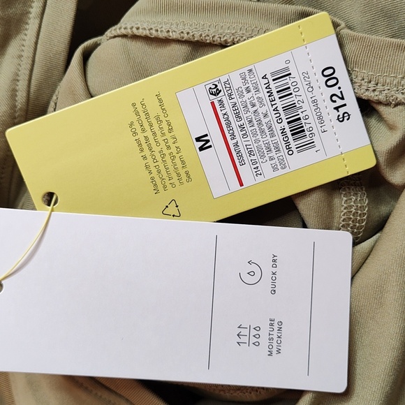 All in Motion Racerback Tank Top Olive Green - Picture 6 of 9